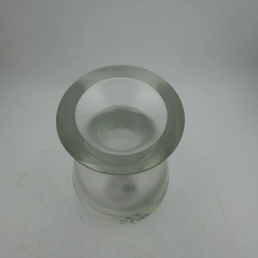 Williams Sonoma Clear Grande Cuisine Glass Bud Vase Made in Poland